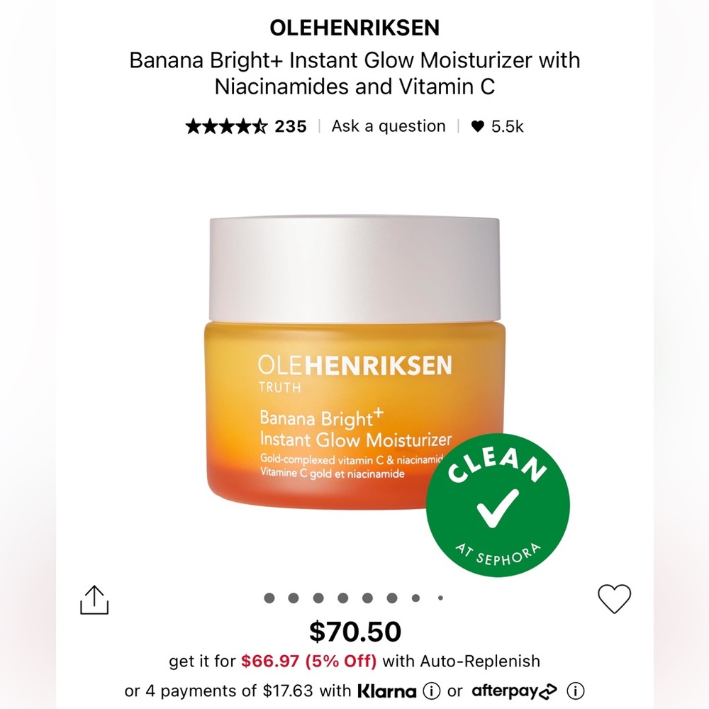 Ole Henriksen Banana Bright Moisturizer Mini